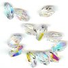 1 12x8mm Crystal AB Swarovski Polygon Bead